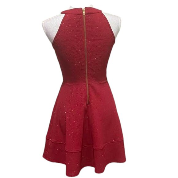 Emerald Sundae A-Line Flirty Sleeveless Mini Holiday Event Party Sequins… - Picture 5 of 15